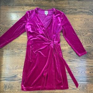 Anne Klein Velvet Dress Size Small